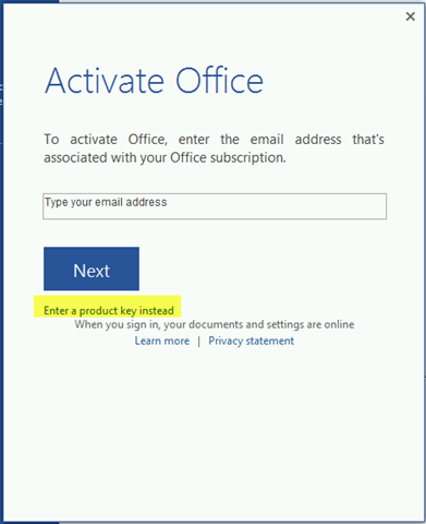 ms office 2016 keeps asking to activate license